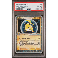 Pokémon TCG: Raichu Ex 98 PSA 6 Holo - Sandstorm