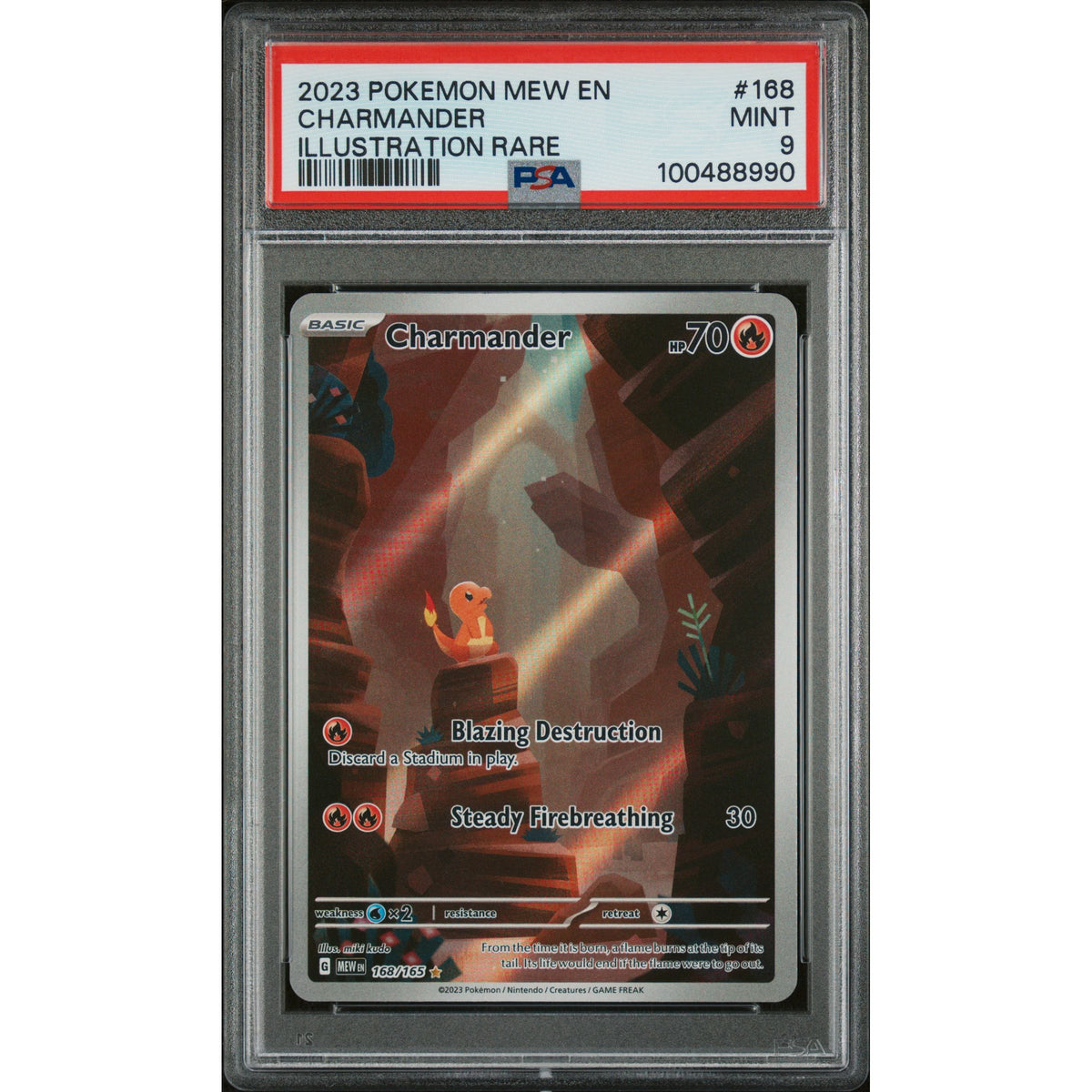 Pokémon TCG: Charmander #168 PSA 9-100488990