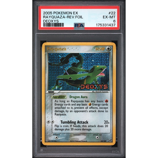 Pokémon TCG: Rayquaza Reverse Holo #22 PSA 6-175331437
