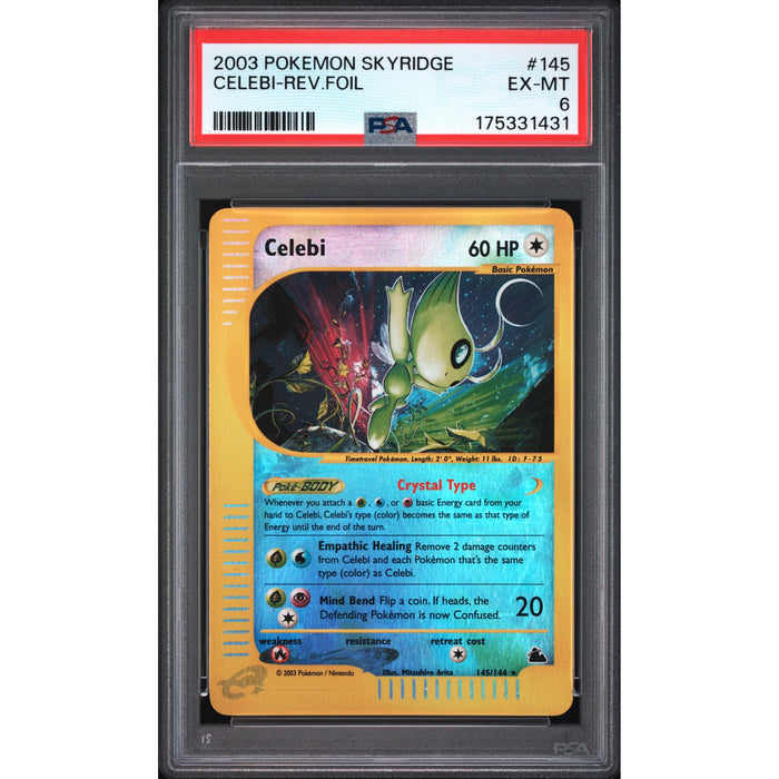 Pokémon TCG: Celebi Reverse Holo #145 PSA 6-175331431