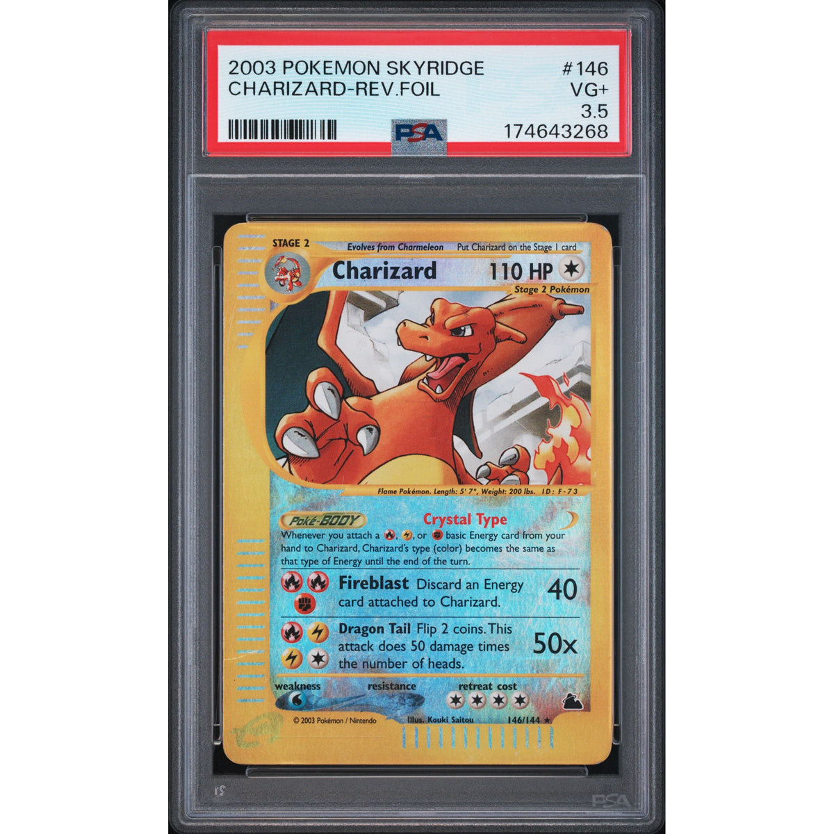 Pokémon TCG: Charizard Reverse Holo #146 PSA 3.5-174643268
