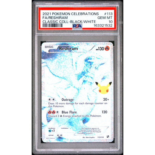 Pokémon TCG: Reshiram #113 PSA 10-163321532