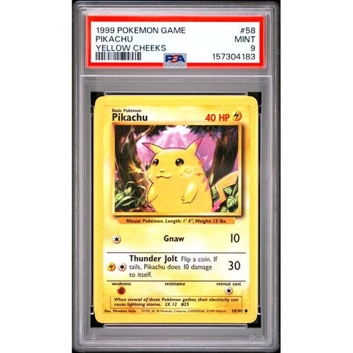 Pokémon TCG: Pikachu #58 PSA 9-157304183