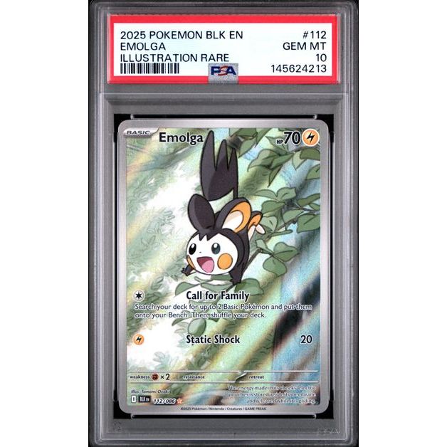Pokémon TCG: Emolga #112 PSA 10-145624213