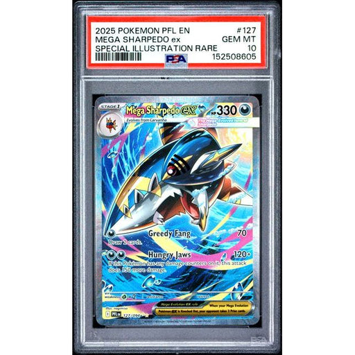 Pokémon TCG: Mega Sharpedo Ex #127 PSA 10-152508605