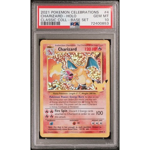 Charizard Holo #4 PSA 10 – Celebrations