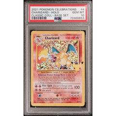 Pokémon TCG: Charizard Holo #4 PSA 10 - Celebrations