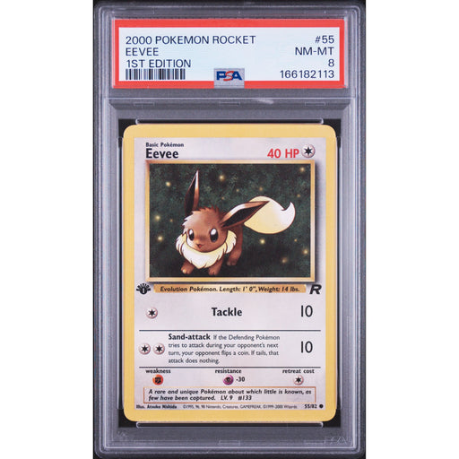Pokémon TCG: Eevee #55 PSA 8-166182113