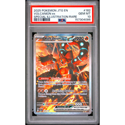 Pokémon TCG: Volcanion Ex #182 PSA 10-157304086
