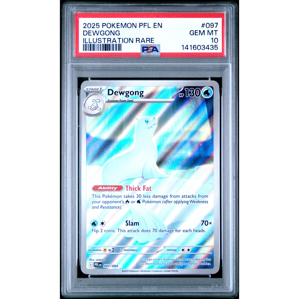 Pokémon TCG: Dewgong #097 PSA 10