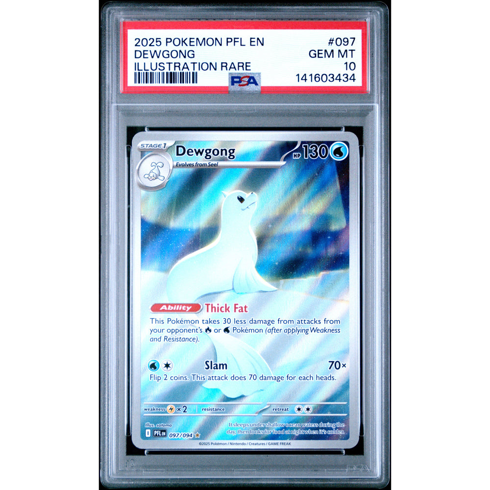Pokémon TCG: Dewgong #097 PSA 10