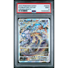 Pokémon TCG: Mewtwo Vstar GG44 PSA 9 - Crown Zenith