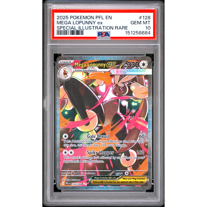 Pokémon TCG: Mega Lopunny Ex #128 PSA 10-151258684