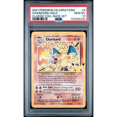 Pokémon TCG: Charizard #4 PSA 10 Holo - Celebrations