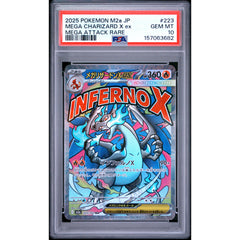 Pokémon TCG: Mega Charizard X Ex #223 PSA 10 - Japanese