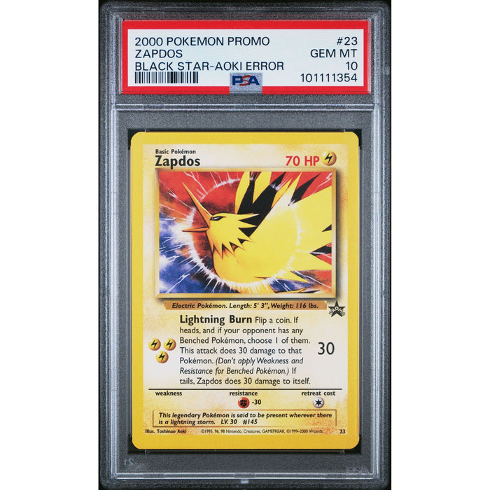 Pokémon TCG: Zapdos #23 PSA 10-101111354