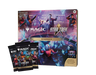 The Magic: The Gathering - Star Trek Enterprise-Q Scene Box by Wizards of the Coast features iconic Star Trek characters on the box and includes three card packs from the Universes Beyond Star Trek series displayed in front.