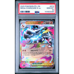 Pokémon TCG: Mega Charizard X Ex #013 PSA 10