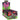 The Pokémon Company’s Pokemon TCG: Shrouded Fable Booster Bundle Display features eye-catching packaging with a black and green Pokémon surrounded by pink energy rings and includes several neatly arranged booster packs inside.