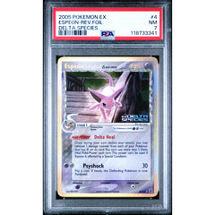 Pokémon TCG: Espeon 4 PSA 7 Reverse Holo - Delta Species