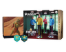 The Magic: The Gathering – Star Trek Beam Me Up Bundle from Wizards of the Coast is a Universes Beyond box set for ages 13 and up, featuring dice, card packs, and artwork depicting Star Trek characters and an alien creature.