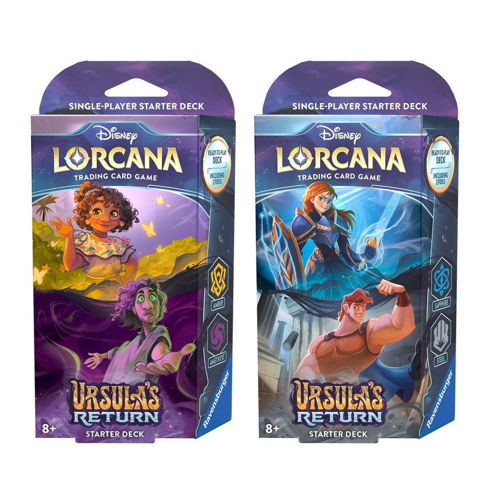Disney Lorcana: Ursula's Return startdäck - bärnsten/ametist