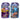 Two Ravensburger Disney Lorcana: Ursula’s Return Starter Decks – Amber/Amethyst are shown, featuring illustrated Disney characters on colorful packaging designed for ages 8 and up.