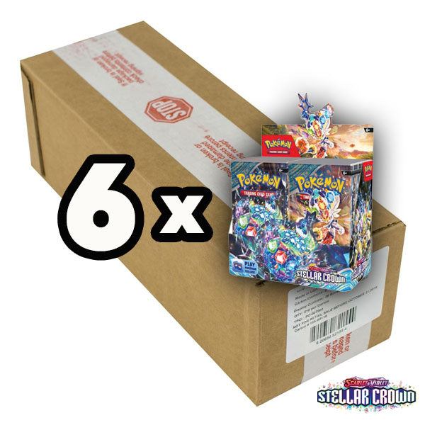 Buy Stellar Crown Booster Box Case - 6 Booster Boxes | Rogerz Buy Stellar Crown Booster Box Case - 6 Booster Boxes | Rogerz