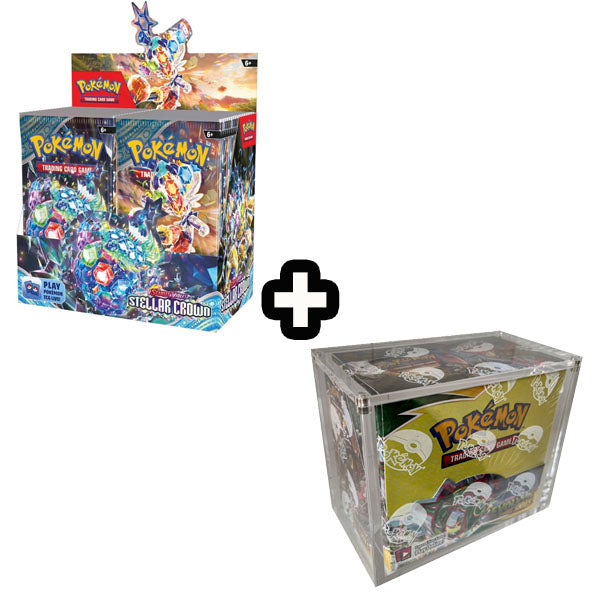 Stellar Crown Booster Box + Akryl case Bundle