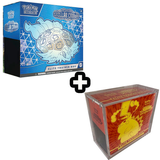 Stellar Crown Elite Trainer Box + Elite Trainer Box Akryl case - Bundle