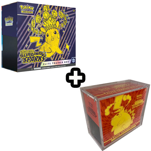 Surging Sparks Elite Trainer Box + Elite Trainer Box Akryl case - Bundle