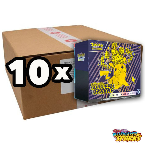 Pokémon TCG: Surging Sparks Elite Trainer Box Case (Scarlet & Violet 8)