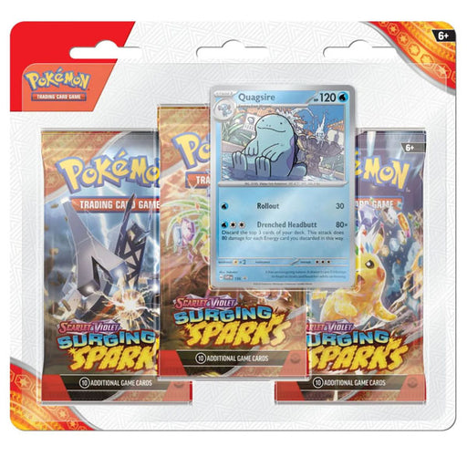 Surging Sparks 3-pack Blister - Quagsire