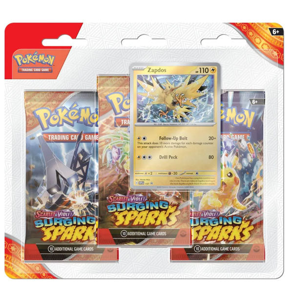 Pokémon TCG: Surging Sparks 3-pack Blister