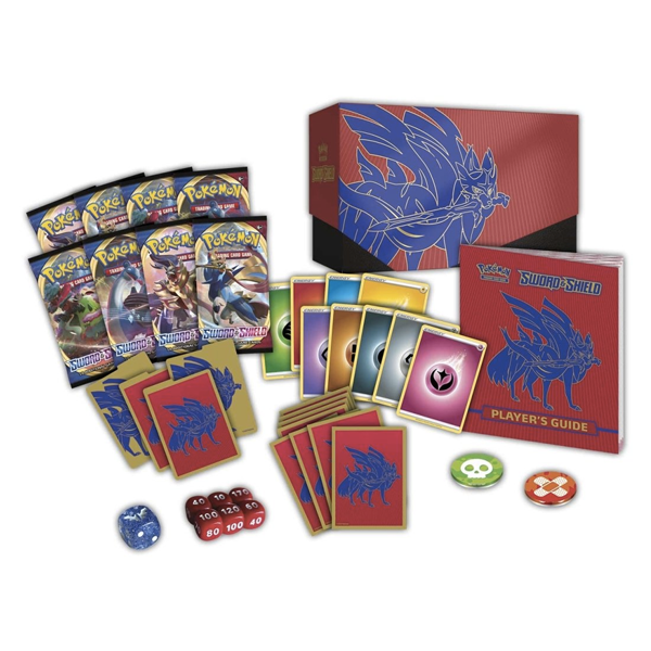 Sword & Shield Base Set Elite Trainer Box (Zacian) tilbehør