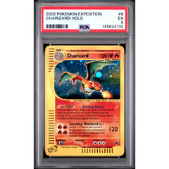 Pokémon TCG: Charizard #6 PSA 5 Holo - Expedition