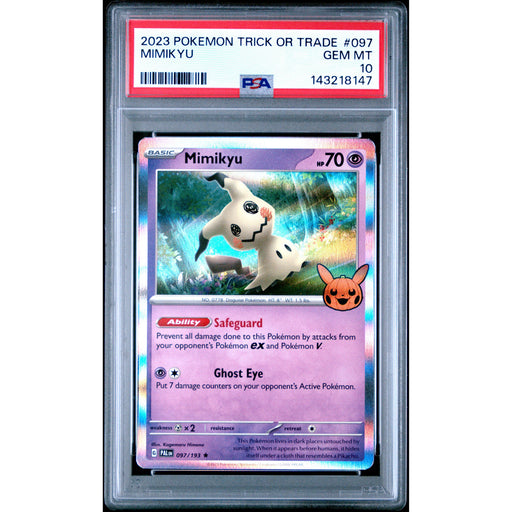 Pokémon TCG: Mimikyu #097 PSA 10 - Trick or Trade-143218147