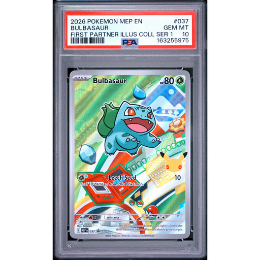Pokémon TCG: Bulbasaur #037 PSA 10-163255975