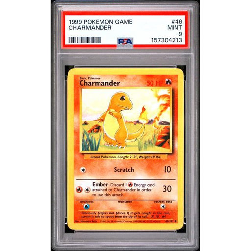 Pokémon TCG: Charmander #46 PSA 9-157304213
