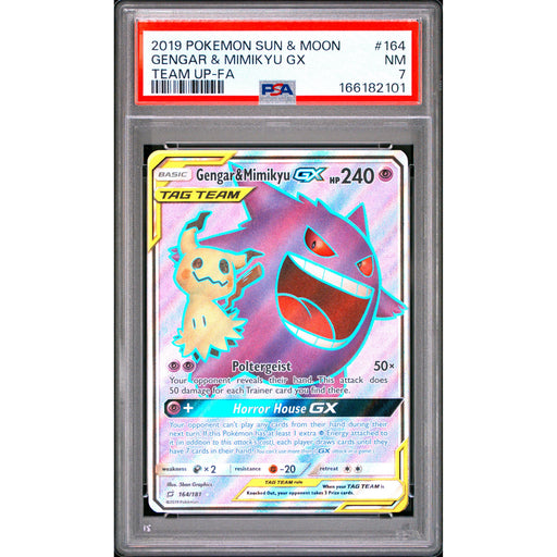 Pokémon TCG: Gengar & Mimikyu Gx #164 PSA 7-166182101
