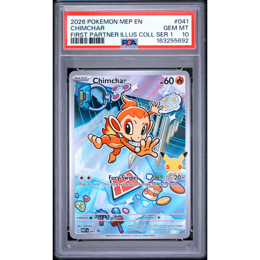 Pokémon TCG: Chimchar #041 PSA 10-163255692