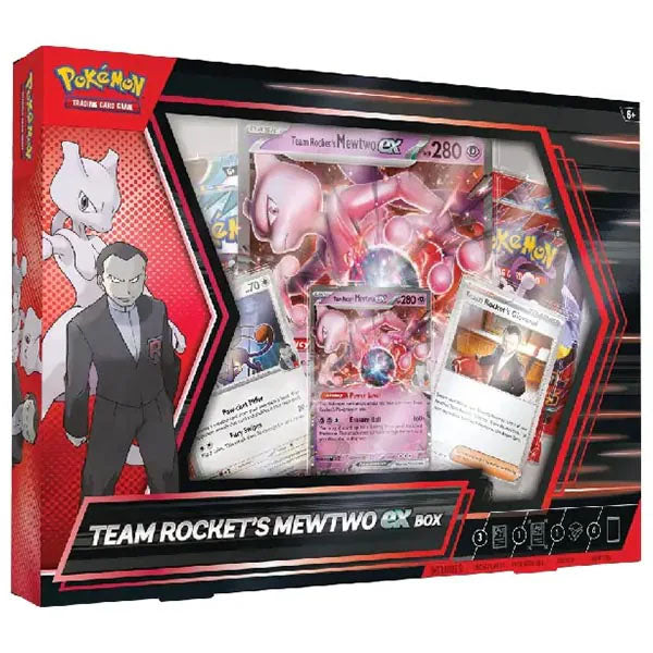 Pokémon TCG: Team Rocket's Mewtwo ex Box