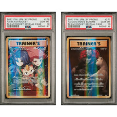 Pokemon TCG: Team Rocket/Giovanni's Scheme (#277 & #278) PSA 10