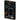 A black rectangular box labeled The Acrylic Box: Booster Pack Akryl Case showcases a clear acrylic case with UV-beskyttelse in the center, highlighted by multicolored chevrons and distinctive The Acrylic Box branding.
