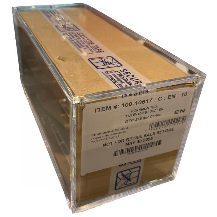 The Acrylic Box: Pokémon Booster Box Case Akryl Case