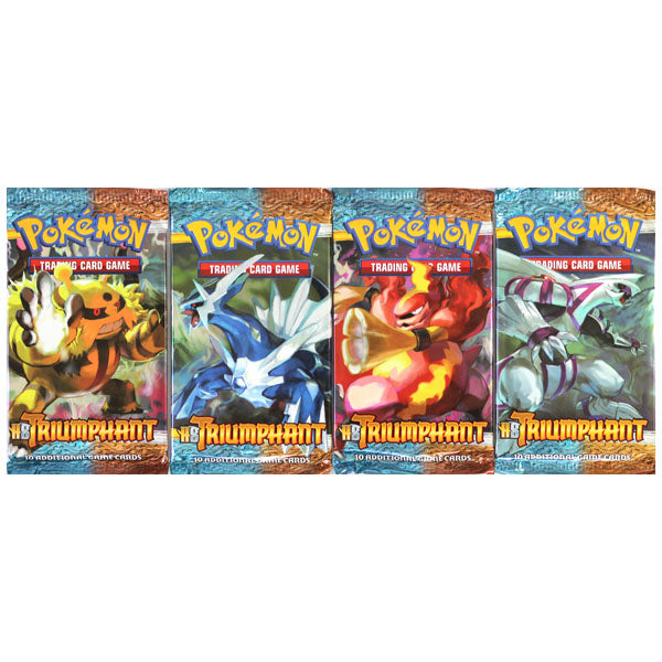 Pokemon: HS Triumphant Booster Pack Artwork Set