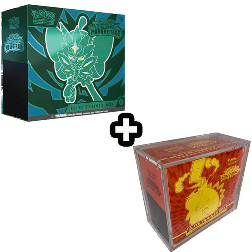 Twilight Masquerade Elite Trainer Box + Elite Trainer Box Akryl case Bundle