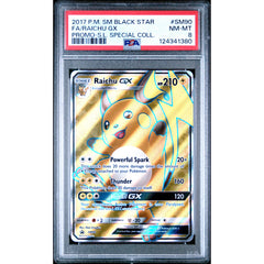Pokémon TCG: Raichu Gx SM90 PSA 8 - Sun & Moon Black Star Promo