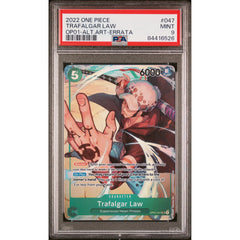 One Piece TCG: Trafalgar Law #047 PSA 9 - OP01