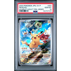 Pokémon TCG: Pikachu #001 PSA 10
